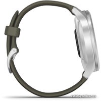 Гибридные умные часы Garmin Vivomove Style (серебристый/зеленый)