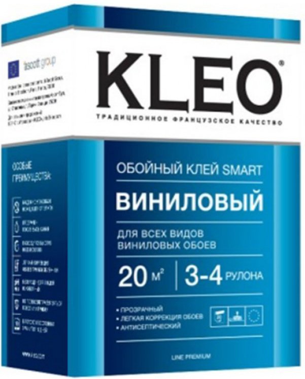 

Клей для обоев Kleo Smart Виниловый (100 г)