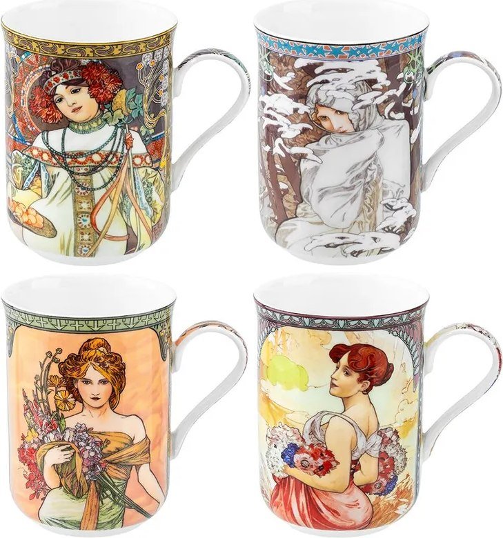

Набор кружек Elan Gallery New Bone China Времена года 420620