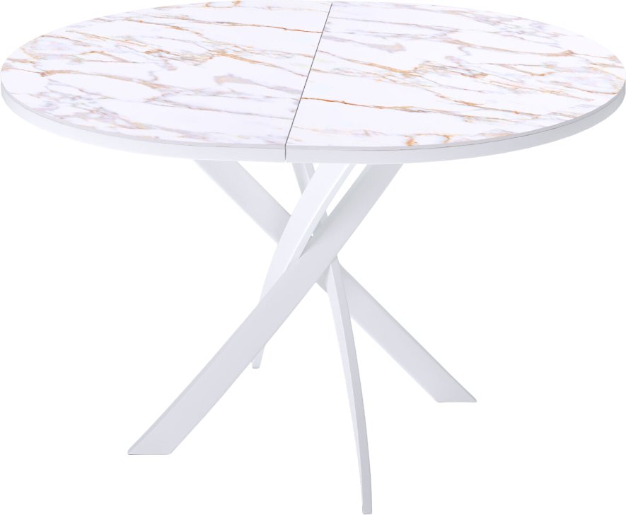 

Кухонный стол Kenner R1100s (белый/керамика мрамор белый глянец)