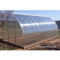 Теплица Завод теплиц Гарант Капелька 6 м (4 мм поликарбонат)