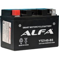 Мотоциклетный аккумулятор ALFA YTZ14S-BS (11 А·ч)