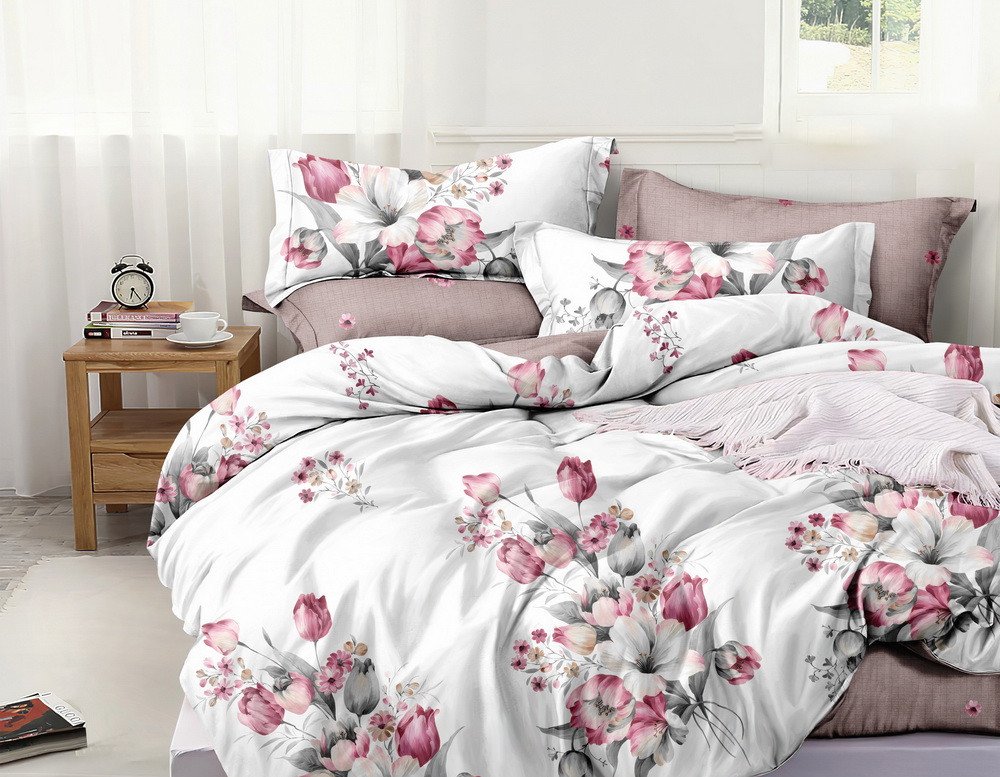 

2-спальный комплект постельного белья Luxsonia Букет изыска 2сп Ви27-342/220