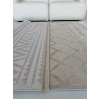 Ковер для жилой комнаты LAXMI Comfort 847 прямоугольник (0.8x1.5, Beige/Beige)