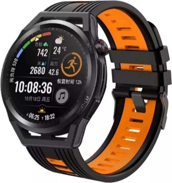 

Умные часы Profit WS-GS58 (серебристый с черно-оранжевым спортивным ремешком)