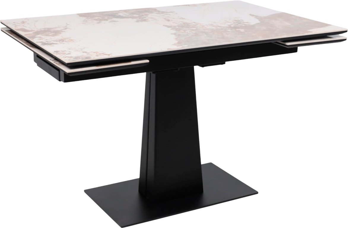 

Кухонный стол Lepremo AV 2119 МДФ+керамика раздвижной 1200-1800x800 (белый глянцевый Pandora/черный)