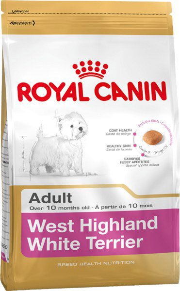 

Сухой корм для собак Royal Canin West Highland White Terrier Adult 1.5 кг