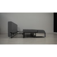 Диван Сириус Лидер-2 НПБ 215x110 (Eva 14 велюр темно-розовый)