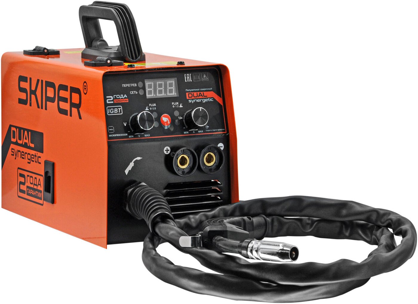 

Сварочный инвертор Skiper FLUX/MMA-210D-10