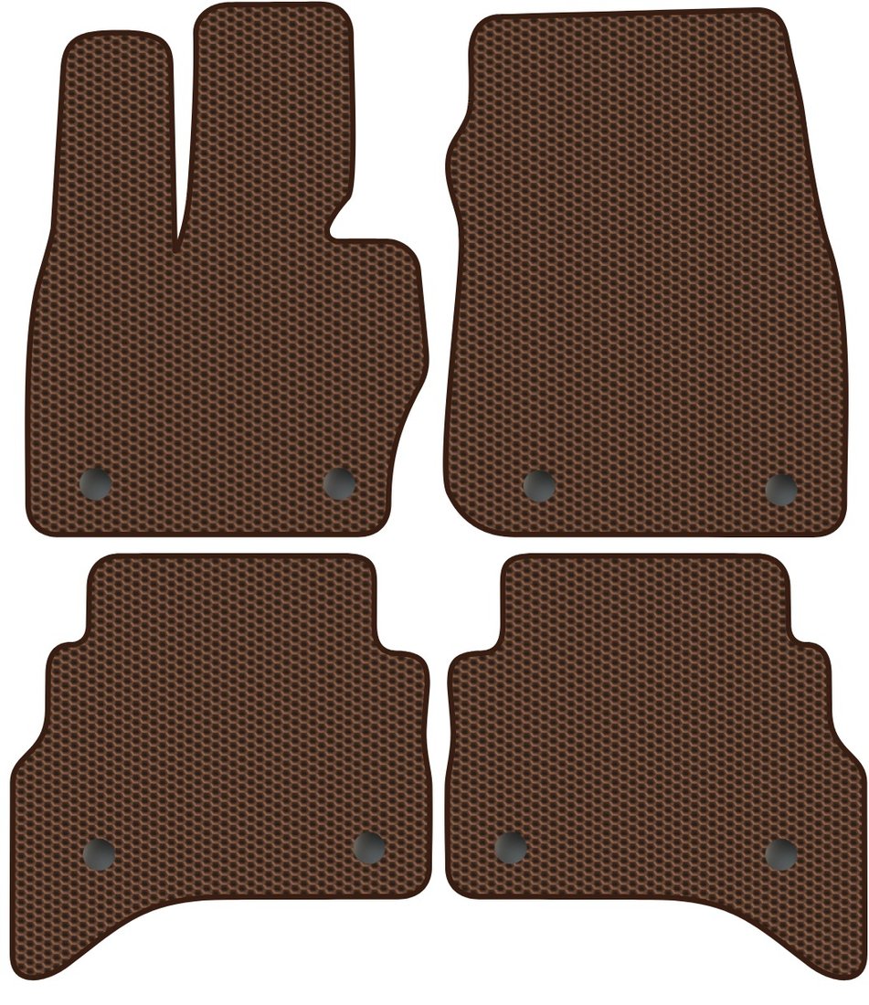 

Комплект ковриков для авто Alicosta Land Rover Range Rover V (suv, гибрид / L460) 2021 - Н.В. (коричневый, сота)