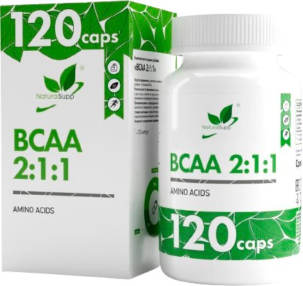 

BCAA NaturalSupp ВСАА 2:1:1 (120 капсул)