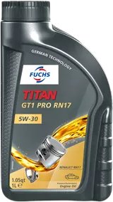 

Моторное масло Fuchs Titan GT1 PRO RN17 5W-30 1л