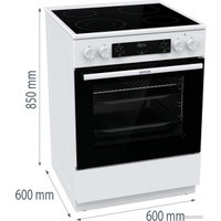 Кухонная плита Gorenje GECS6C70WC