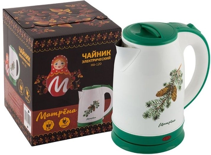 

Электрический чайник Матрена MA-120 (стальной/ель с шишками)