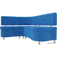 Угловой диван Лига диванов Вегас 105170 (левый, голубой)