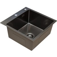 Кухонная мойка Blantek LS-5050HN Honeycomb Nano black