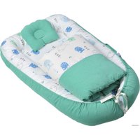 Матрас-кокон Farfello Совы L3 (зеленый)