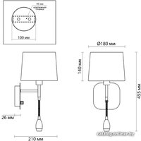 Бра Odeon Light Edis 4114/2W