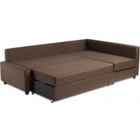 Угловой диван Mio Tesoro Тойво угловой (коричневый)