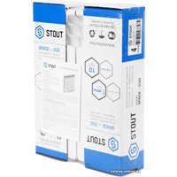 Биметаллический радиатор Stout Space 350 Bimetal (4 секции)