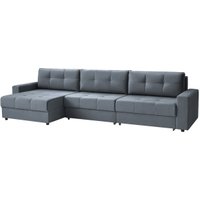 Угловой диван Mio Tesoro Манчестер 292 1.5ек-1.5ек-1.5пф (968 серый) в Бресте