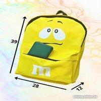 Школьный рюкзак Sled M&M's 39x28x12 (желтый)