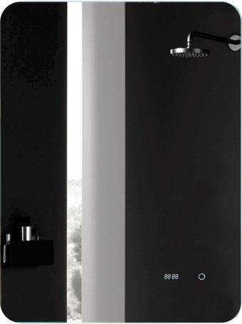 Алмаз-Люкс Зеркало Hanoi 6080sc-4 (с подсветкой, с сенсорной кнопкой, часы)
