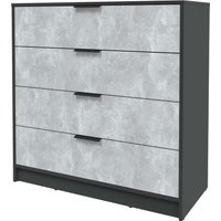 Комод Интерлиния Концепт КТ-К100 (бетон/антрацит)