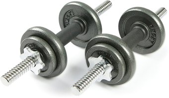 Набор гантелей Atlas Sport металлические 2x5 кг
