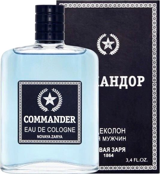 

Одеколон Новая Заря Командор EdC (100 мл)