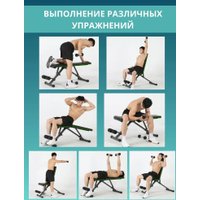 Силовая скамья DDS Apulia B-4 (черный/зеленый)