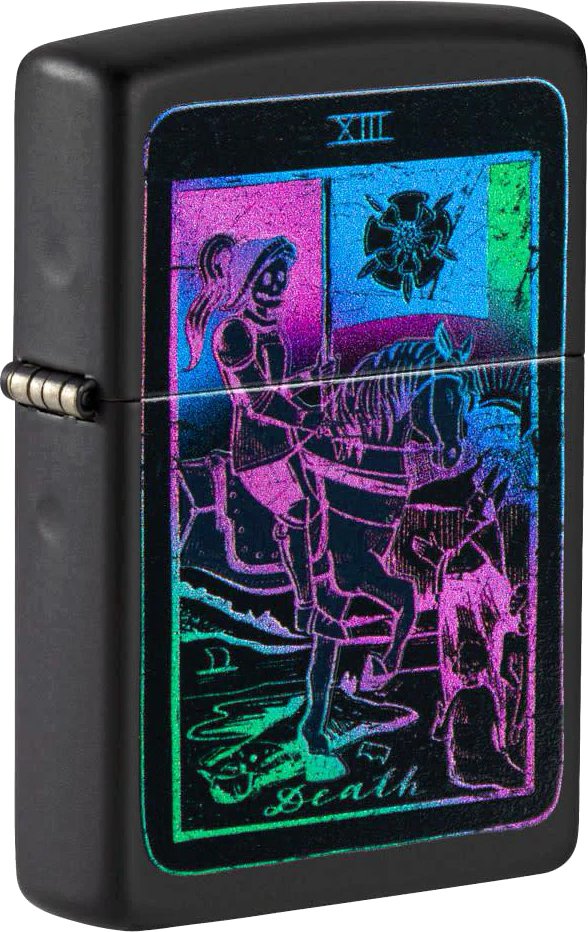 

Зажигалка Zippo Black Light Tarot Card Design 49698-000003
