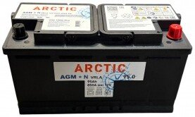 Автомобильный аккумулятор Tubor Arctic AGM R+ (95 А·ч)