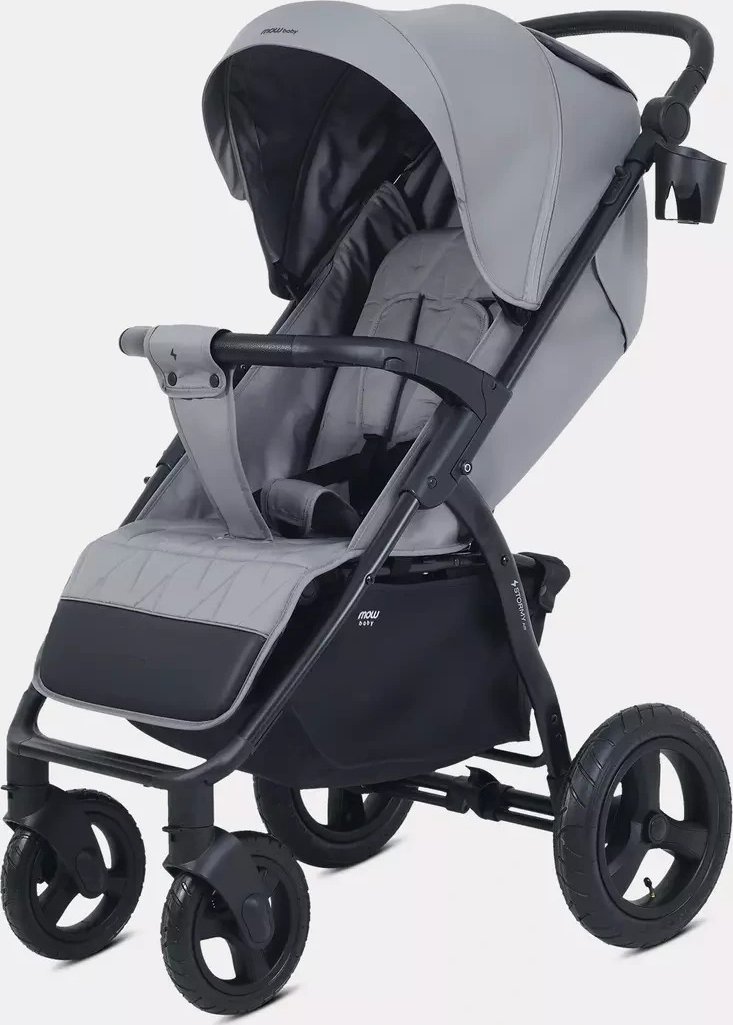 Коляска прогулочная «книга» MOWbaby Stormy MB106 (grey)