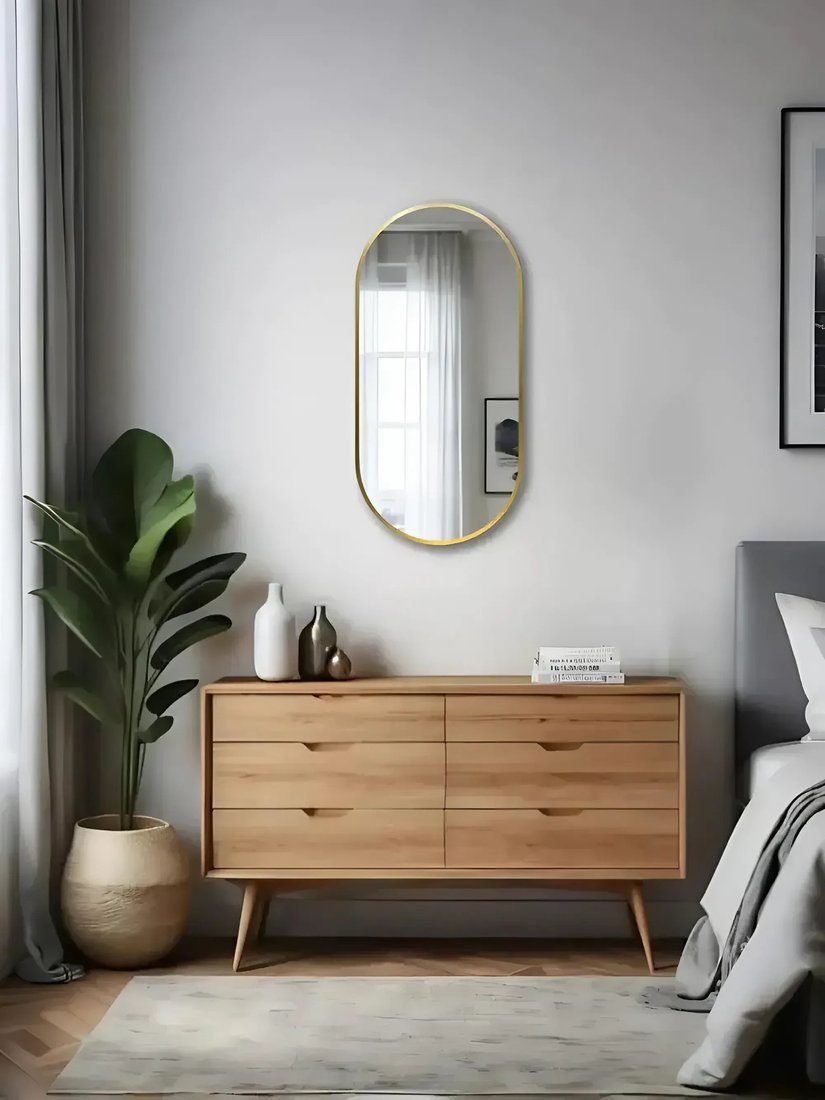 

Зеркало eMZe 45x77 UV.45.77.AUR (золото с УФ-окантовкой)