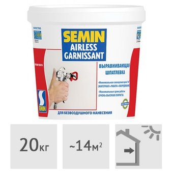 Шпатлевка Semin Airless Garnisant (20 кг)