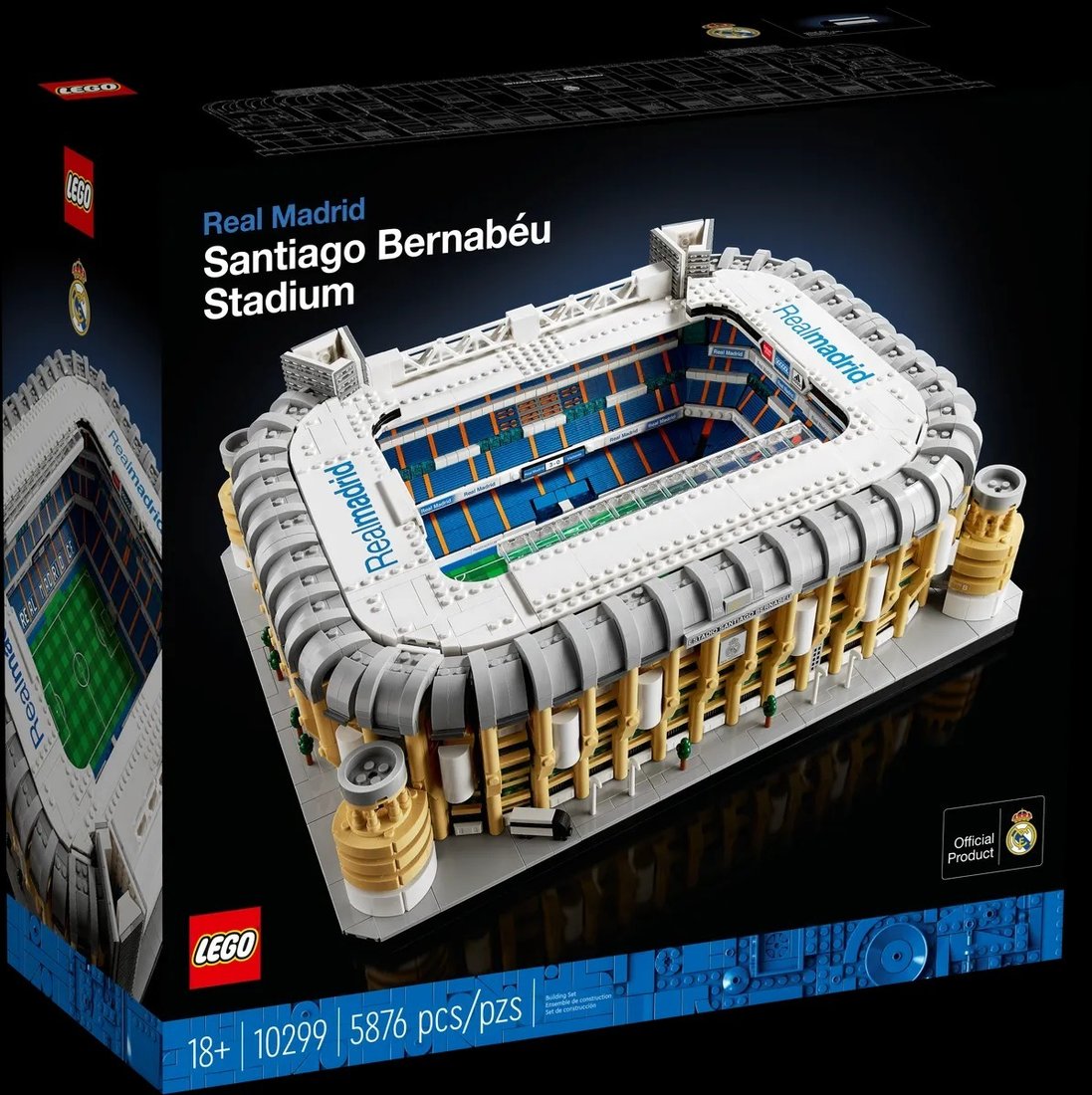 

Конструктор LEGO Creator Expert 10299 Сантьяго Бернабеу—стадион ФК «Реал Мадрид»
