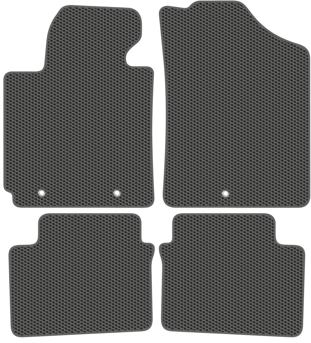 

Комплект ковриков для авто Alicosta Hyundai Veloster (хэтчбек 5 дв) 2012 - 2016 (серый)