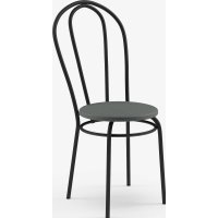 Стул Mio Tesoro Тюльпан (серый/черный)