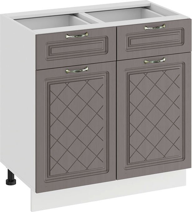 

Шкаф напольный Трия Бьянка 1Н8Я1 (белый/дуб серый)