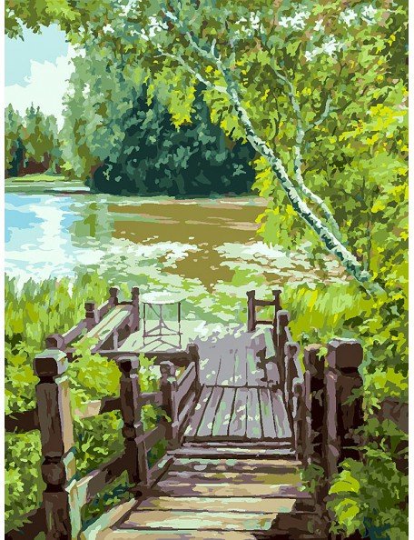 

Картина по номерам Белоснежка Лесенка 280-AS