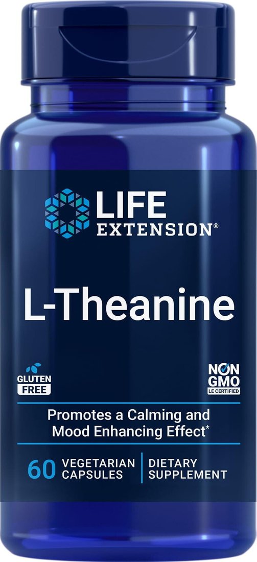 L-теанин Life Extension L-Theanine 100 mg (60 капсул)