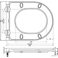 Сиденье для унитаза Lavinia Boho Grance Hill/Elegant 33290700