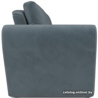 Диван Мебель-АРС Квартет (велюр серо-синий HB-178 26)