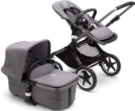 

Универсальная коляска Bugaboo Fox 3 (2 в 1, graphite/grey melange/grey melange)
