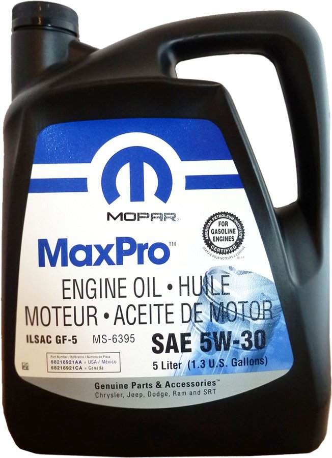 

Моторное масло Mopar MaxPro 5W-30 5л