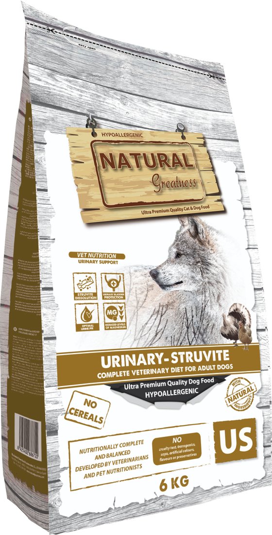 

Сухой корм для собак Natural Greatness Urinary-Struvite 6 кг