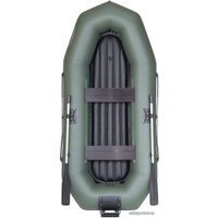 Моторно-гребная лодка Лоцман Профи 280 ВНД (зеленый)