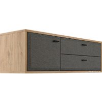 Тумба Black Red White Grace RTV1D2S (дуб наварра/графит)