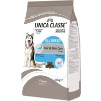 Сухой корм для собак Unica Natura Classe для ухода за шерстью и кожей 10 кг